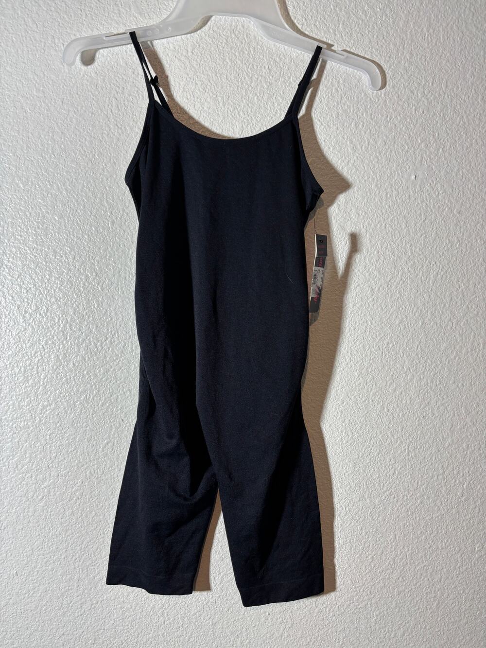 Cotton Candy NWT Jrs Size S/M Black Bodysuit Pull-On One-Piece Spaghetti Straps